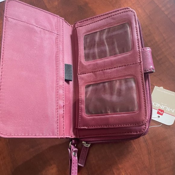 Mundi Wallet Wristlet Plum Purple NWT - Picture 2 of 5